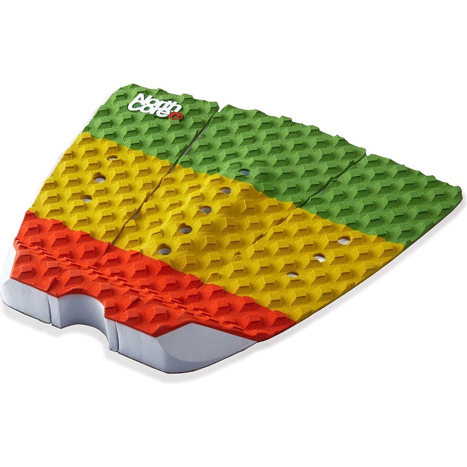 2026 Northcore Ultimate Grip Deck Pad The Rasta NOCO63G - Red / Green / Yellow